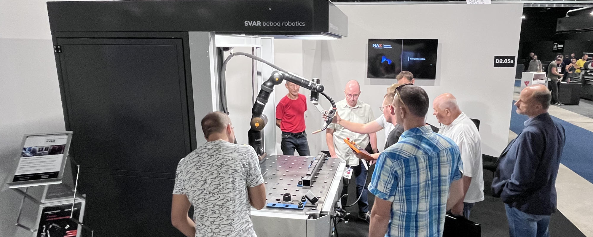 Beboq Robotics na spawalniczych targach branżowych.