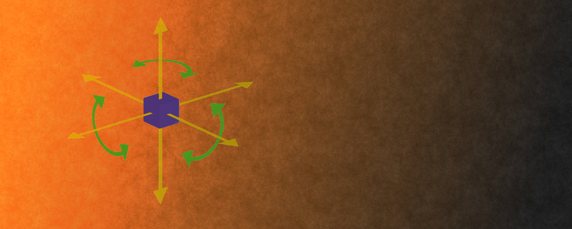 Banner. Diagram of degrees of freedom. Object Kinematics.