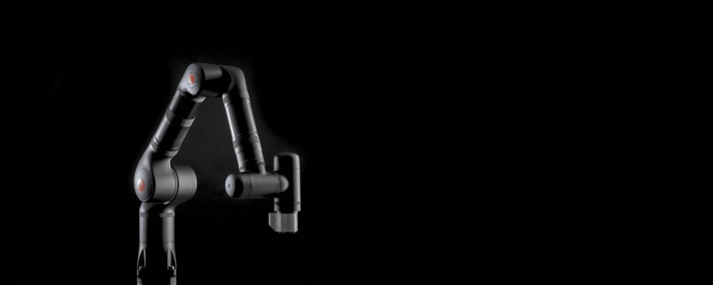 Banner. Collaborative robots arm.